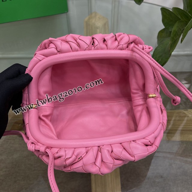 Bottega veneta高端女包 98061 寶緹嘉粗格編織羊皮雲朵POUCH手拿包 BV經典款女包  gxz1156